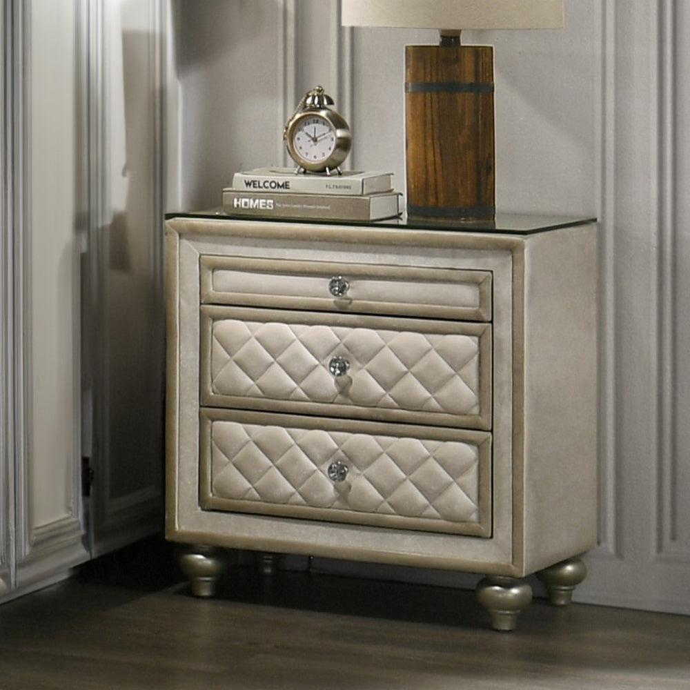 Lucienne Tufted Velvet Bedroom Collection