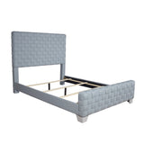 Saree Woven Upholstered Bed
