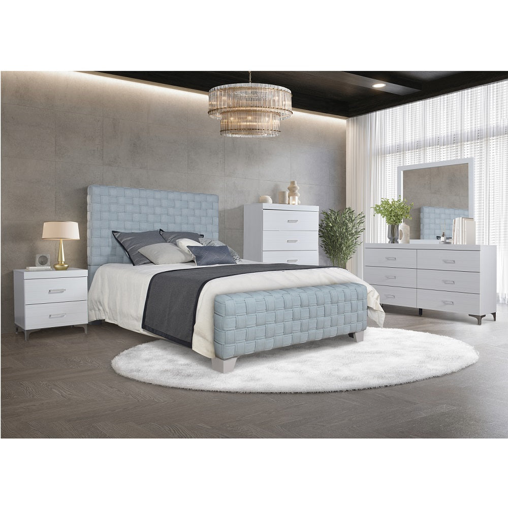 Saree Woven Upholstered Bed