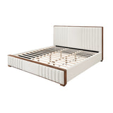 Kaleea Channel-Tufted Upholstered Bed