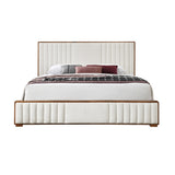 Kaleea Channel-Tufted Upholstered Bed