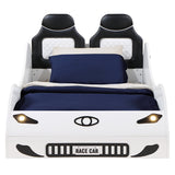 Colen Twin Car Bed with LED Lights