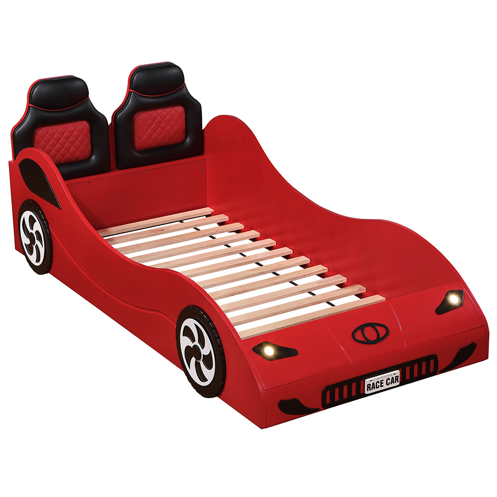 Colen Twin Car Bed with LED Lights