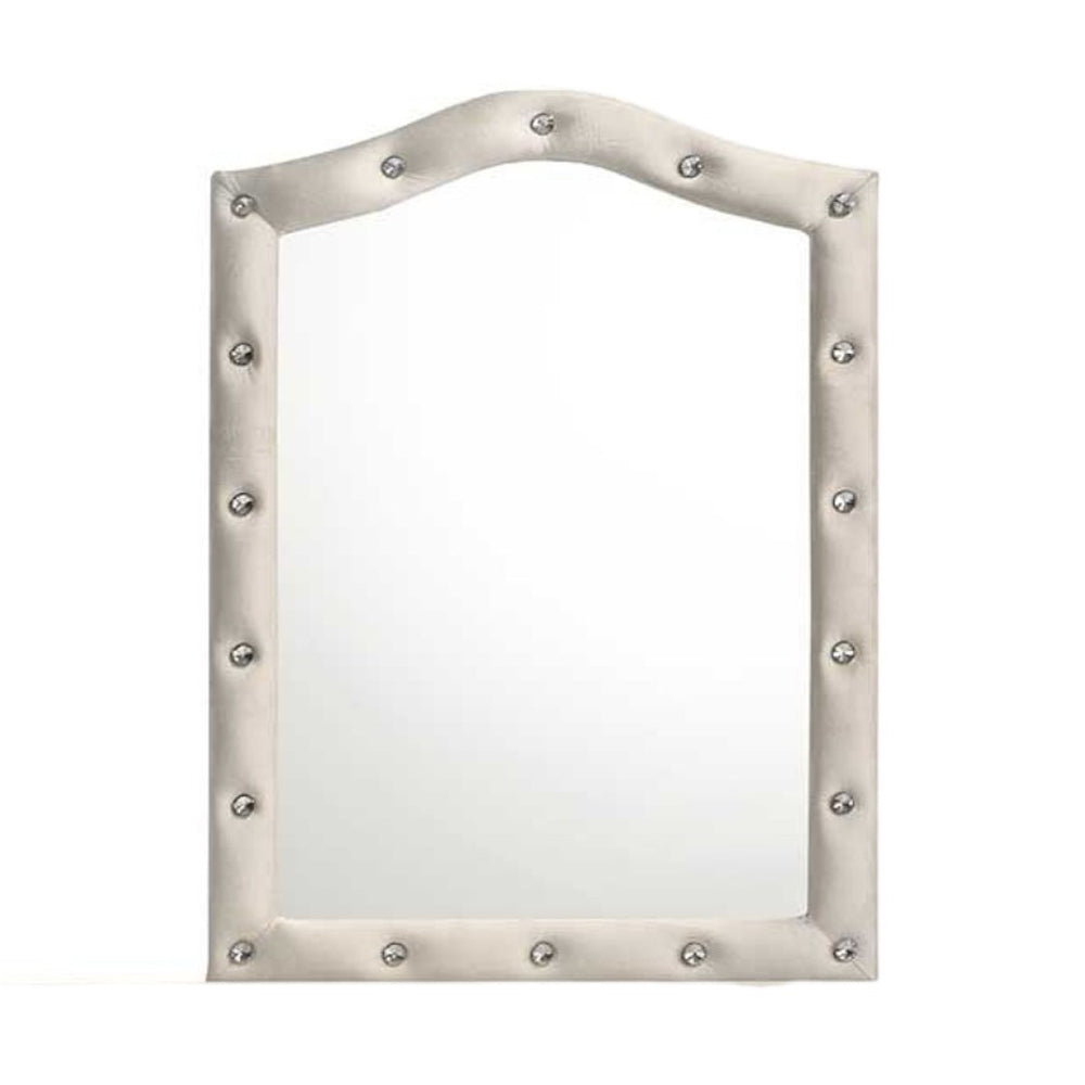 Reggie Tufted Upholstered Mirror