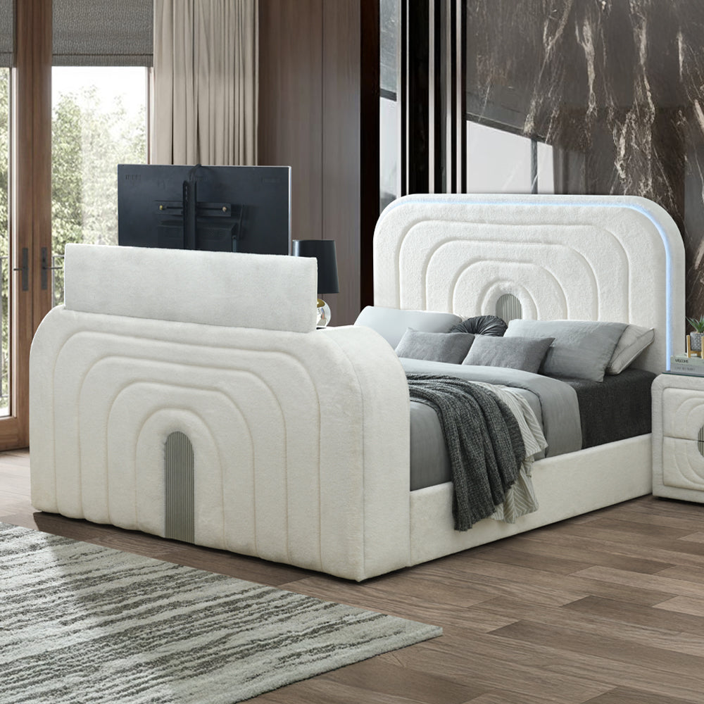 Shelyn Teddy Sherpa Media Bedroom Collection