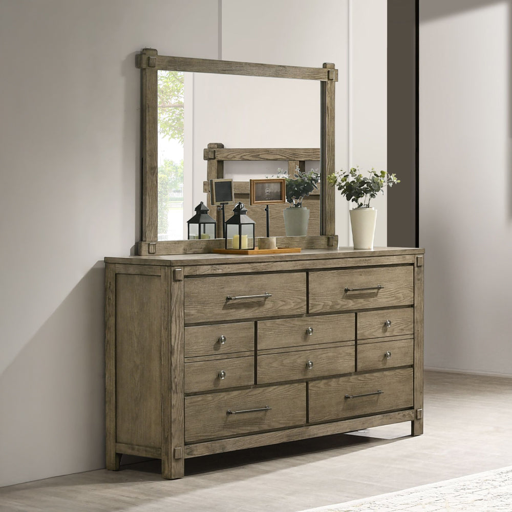 Colton Wood-Framed Dresser Mirror