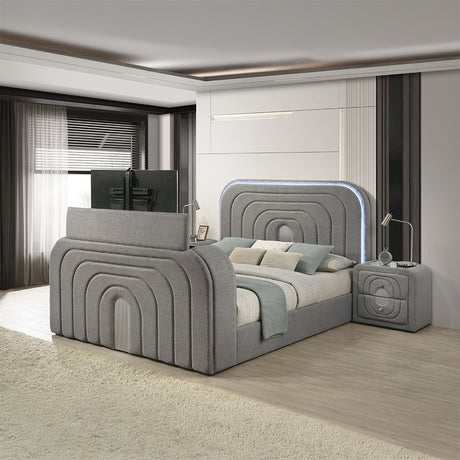 Shelyn Teddy Sherpa Media Bedroom Collection