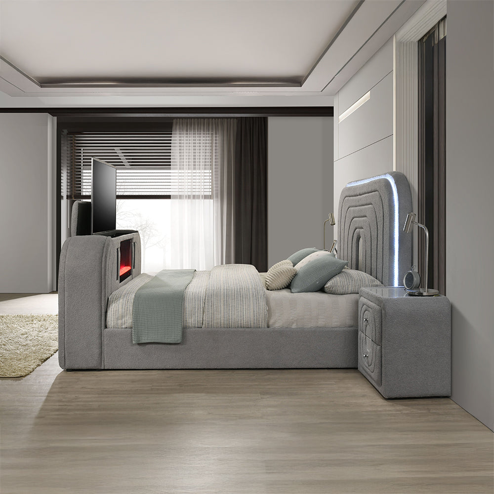Shelyn Teddy Sherpa Media Bedroom Collection
