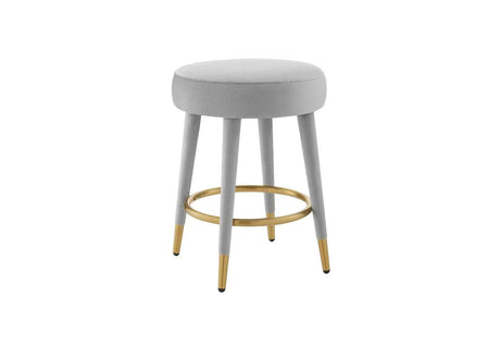 Side profile showing the minimalist silhouette of the FOAK counter stool.