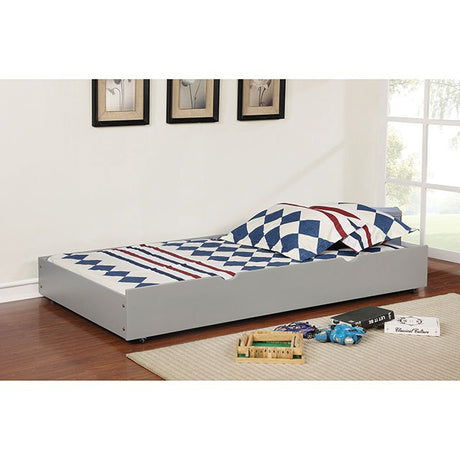 Omnus Transitional Youth Bedroom Furniture - Chest, Dresser, Desk, Hutch, Mirror & Trundle - cm-tr453-gy-1