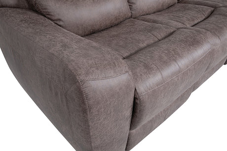 Demetrius Power Reclining Sectional, Sofa & Loveseat - Oversized Seats with Storage Console & USB - cm9931br-pm-arm