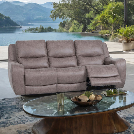 Demetrius Power Reclining Sectional, Sofa & Loveseat - Oversized Seats with Storage Console & USB - cm9931br-sf-pm-1