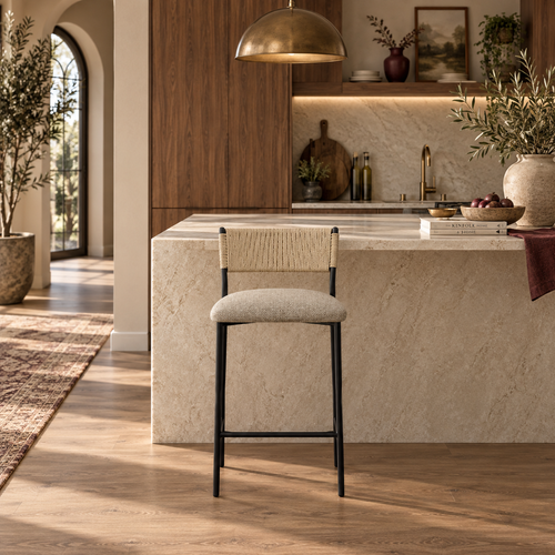 Celine Boucle Bar And Counter Stool