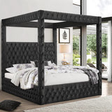 Aya Velvet Bed