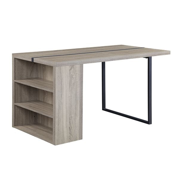 Patwin Compact Dining Table with Built-In Shelves