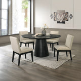 Froja Round Dining Table & Side Chairs
