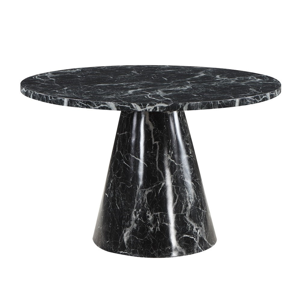 Hollis Round Pedestal Dining Table & Swivel Chairs