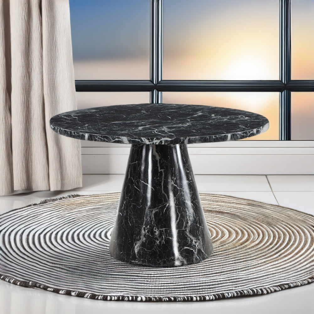 Hollis Round Pedestal Dining Table & Swivel Chairs