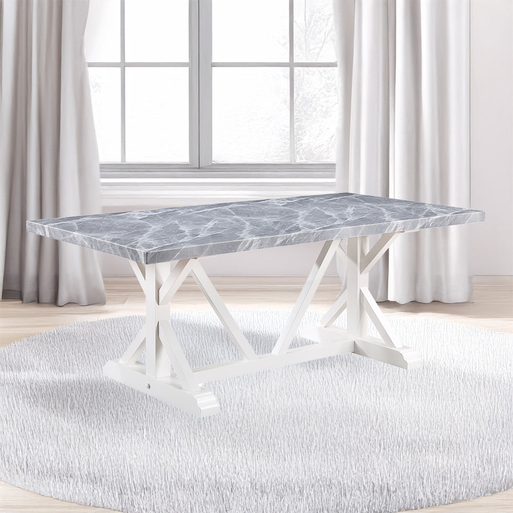 Hollyn Luxe Dining Table & Wingback Chairs