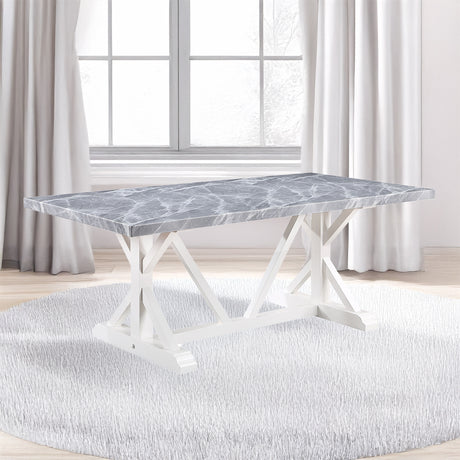 Hollyn Luxe Dining Table & Wingback Chairs