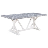 Hollyn Luxe Dining Table & Wingback Chairs