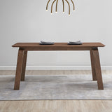 Ginny Walnut Dining Table & Wingback Side Chairs