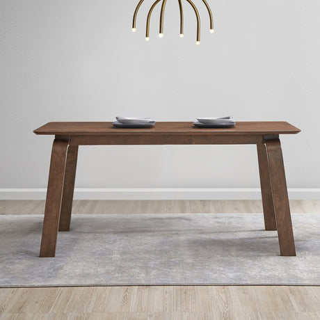 Ginny Walnut Dining Table & Wingback Side Chairs
