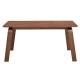 Ginny Walnut Dining Table & Wingback Side Chairs