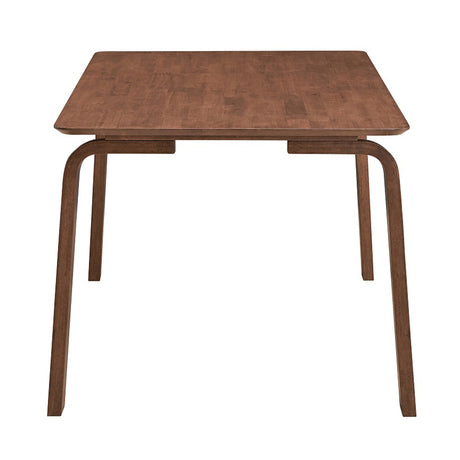 Ginny Walnut Dining Table & Wingback Side Chairs
