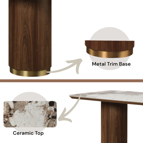 Willene Ceramic Top Dining Collection