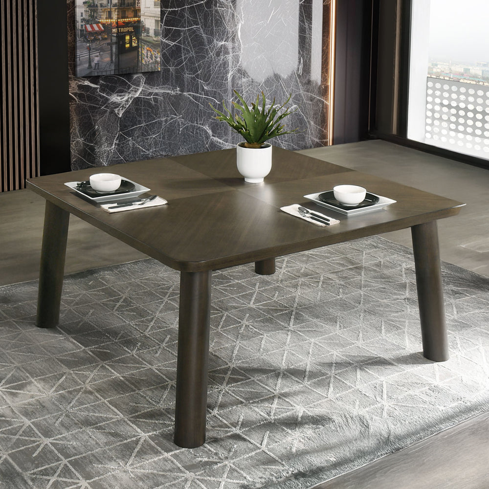 Mallin Square Dining Table & Chenille Side Chairs