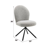 Lawton Dining Table & Swivel Side Chairs