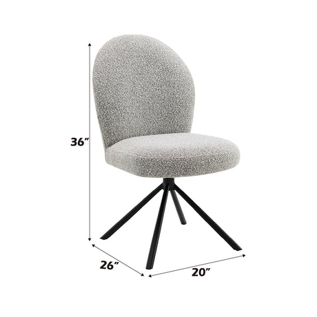 Lawton Dining Table & Swivel Side Chairs