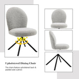 Lawton Dining Table & Swivel Side Chairs
