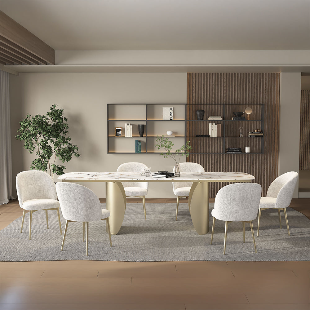 Cora Italian Ceramic Extension Dining Collection