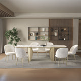 Cora Italian Ceramic Extension Dining Collection