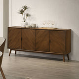 Hillerod Mid-Century Modern 59" Round Pedestal Dining Set & Sideboard - Sideboard
