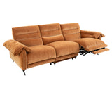 Morley Contemporary Power Reclining Sofa, Loveseat & Recliner with USB Ports - Pillow-Top Arms