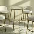 Rilva Glass Counter Height Table & Stools - Counter Table Only (36")