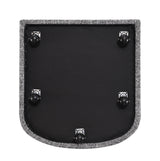 Fico Barrel-Back Upholstered Dining Arm Chair with Casters – view 7