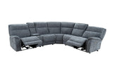 Mattheus Oversized Power Reclining Sectional - USB, Cup Holders & Cooler Console