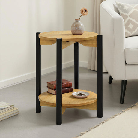 Hyde Transitional Coffee & End Tables - Round End Table
