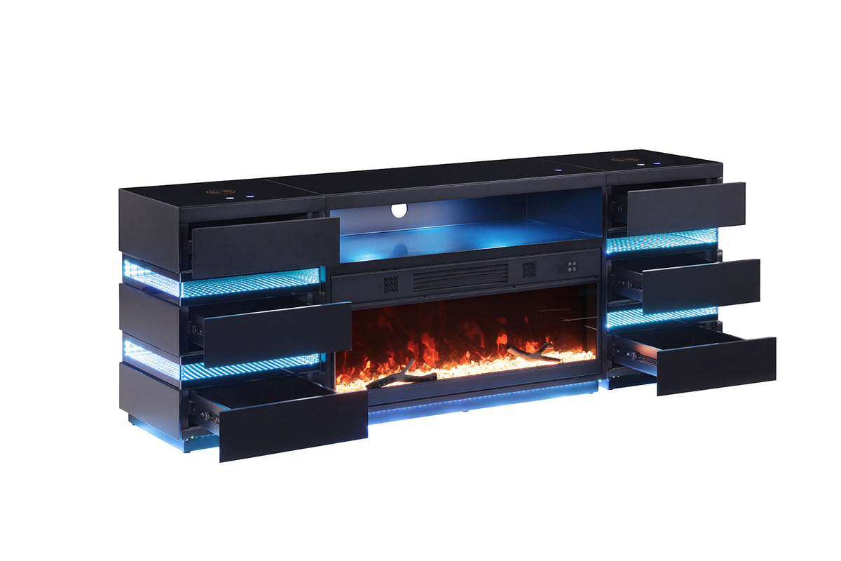 Terni Electric Fireplace TV Stand & Side Tables – view 10