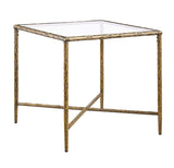 Terva Contemporary Glass Coffee & End Tables - End Table