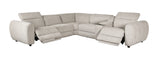 Zander Zero Gravity Power Reclining Sectional - Wireless Charging Console in Taupe