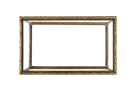 Helma Tempered Glass Coffee & End Table with Forged Metal Base – view 8