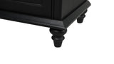 Hyde Traditional 3-Drawer Nightstand with Solid Wood Legs – view 9