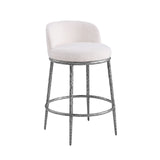 Rilva Glass Counter Height Table & Stools - Counter Stool (31.5"H)