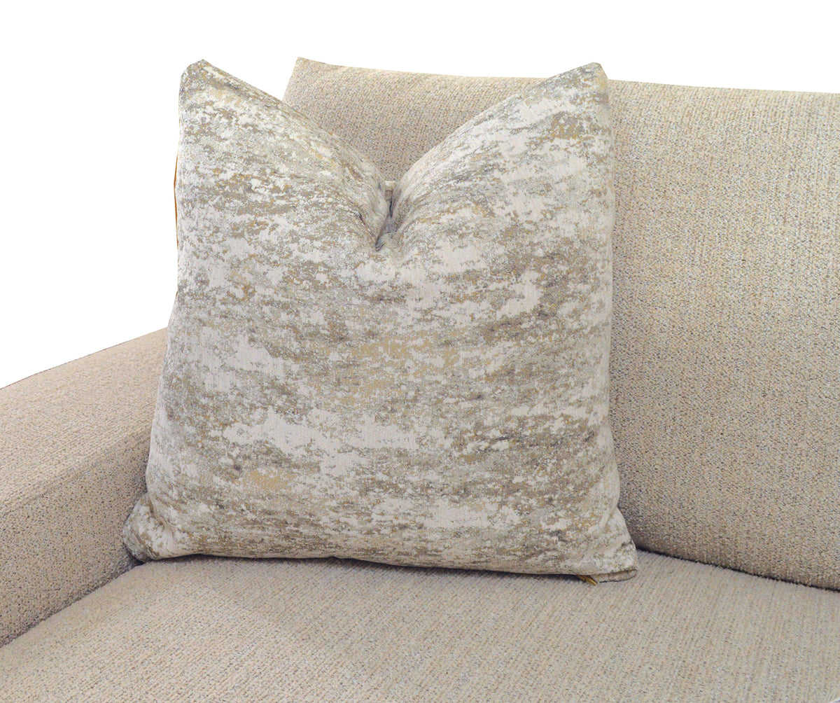 Portslade Transitional Oversized Sectional with Chaise - Deep Seating in Warm Beige