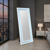 Solinus Hollywood Glam LED Floor Mirror with Bluetooth Speaker - 